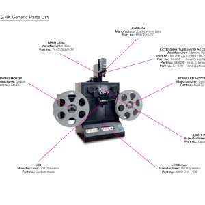 MovieStuff Retroscan Universal MK1 Mk2 4K Parts